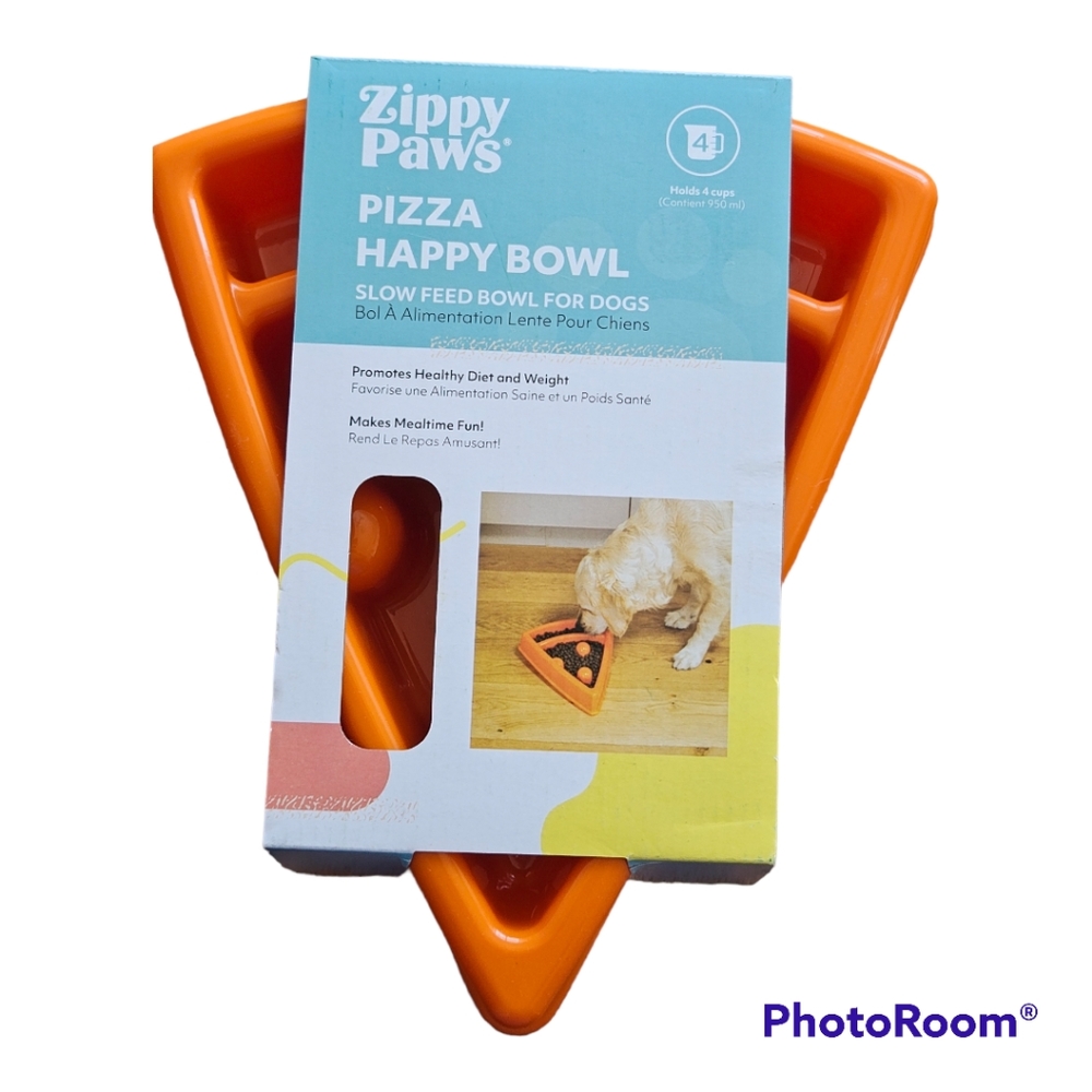 Zippy Paws Pizza Happy Bowl